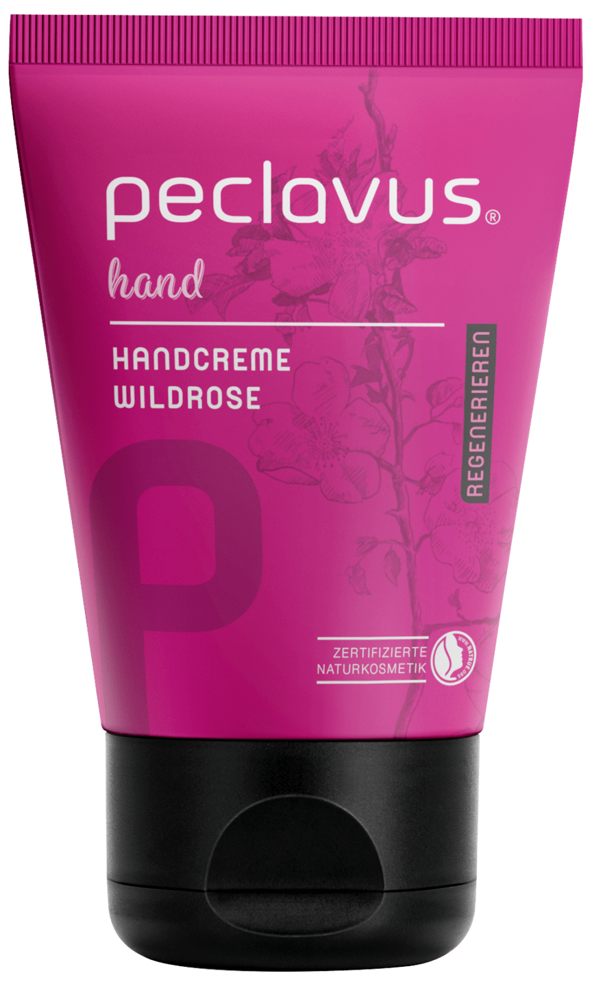 peclavus - Handcreme Wildrose | Regenerieren, 30 ml