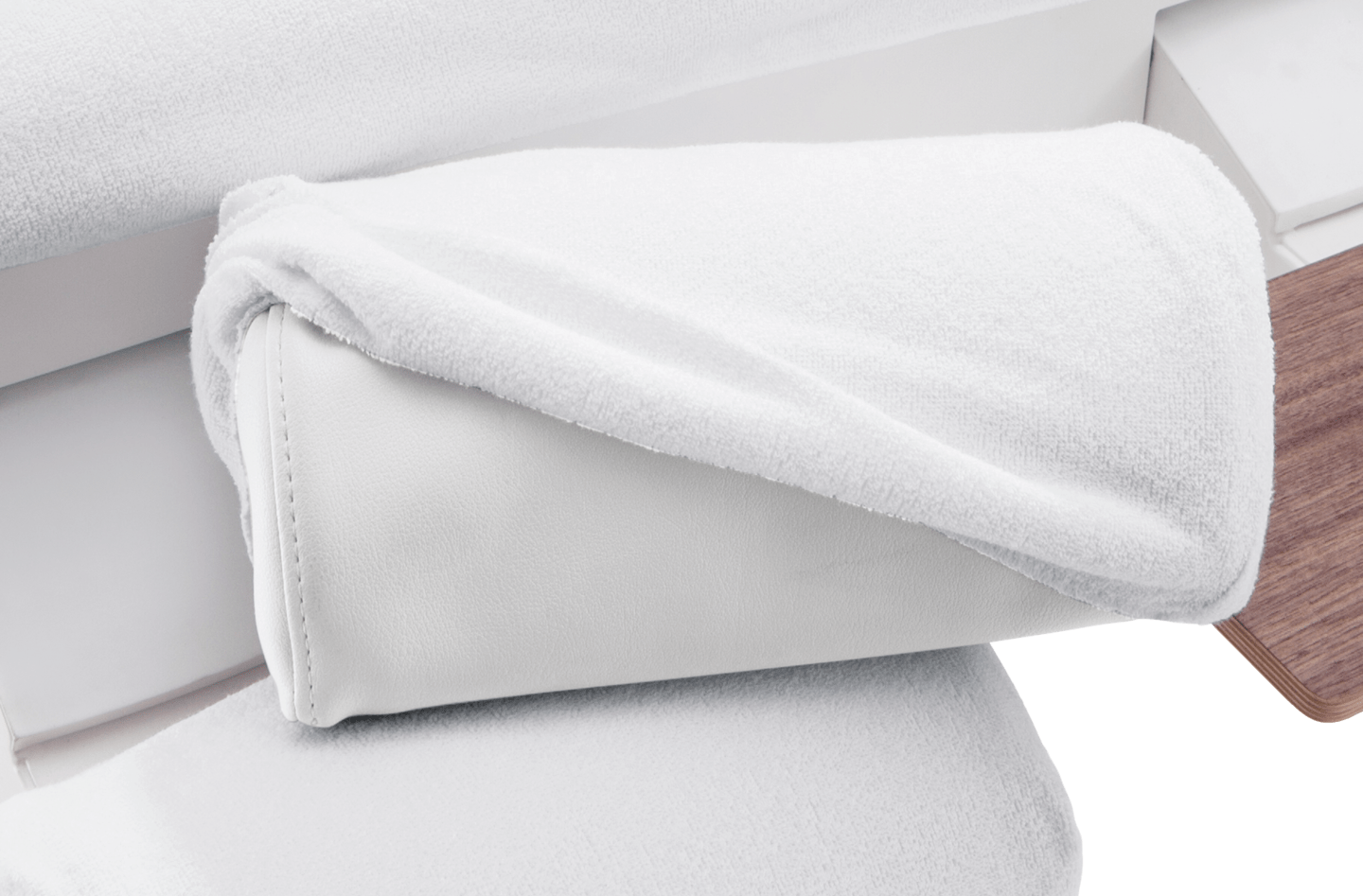 RUCK - Frotteebezug waterproof für RUCK® Behandlungsliege MOON Wadenauflage in weiß