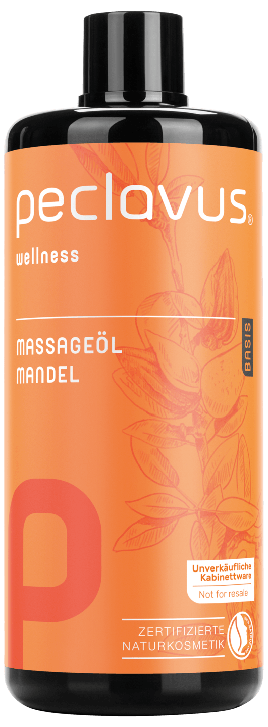 peclavus - Massageöl Mandel | Basis, 500 ml