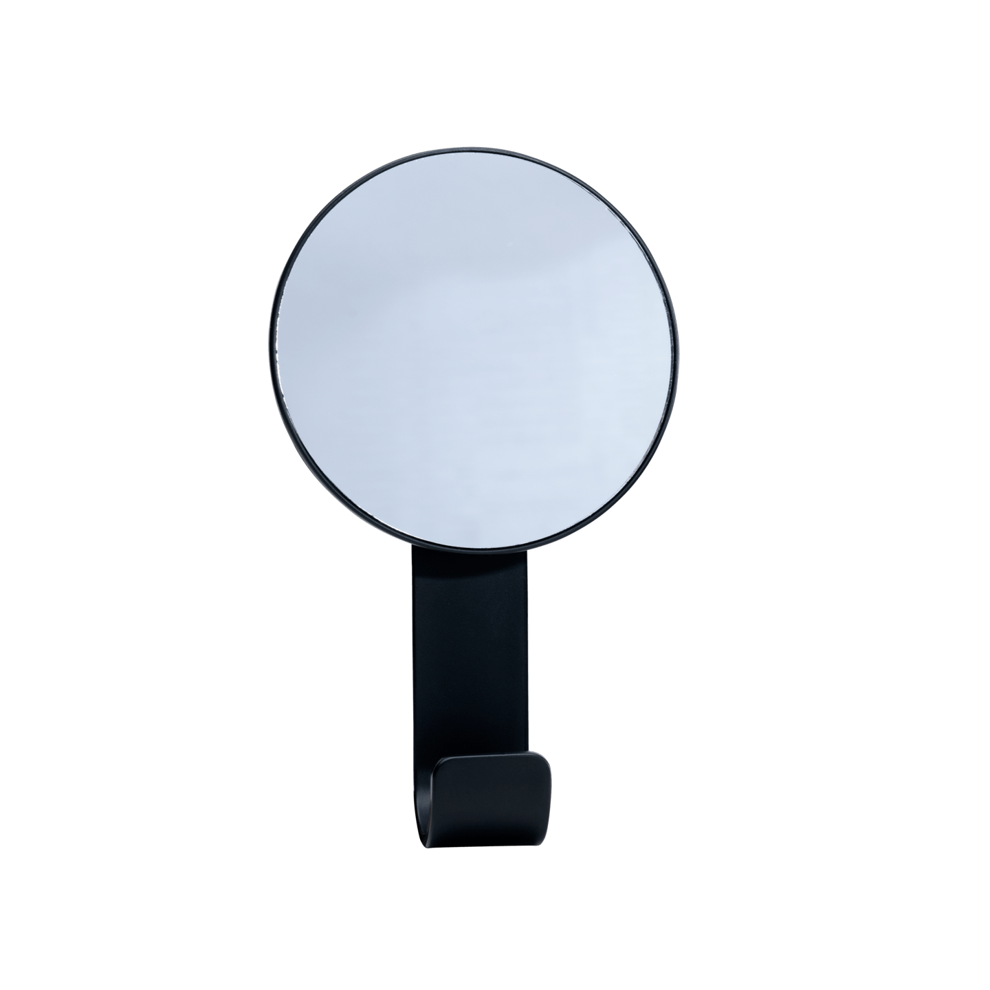 RUCK - Kosmetik-Minispiegel, selbstklebend, schwarz matt,&nbsp; Ø 7 cm