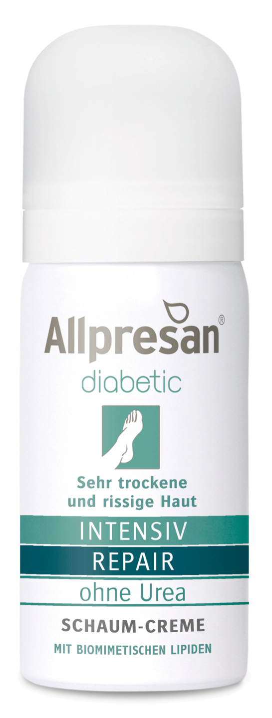 Allpresan diabetic - Schaum-Creme INTENSIV + REPAIR, 35 ml