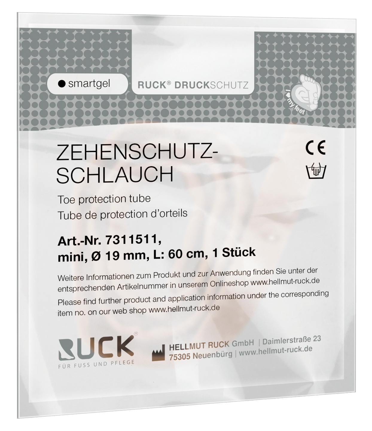 RUCK DRUCKSCHUTZ - Zehenschutzschlauch