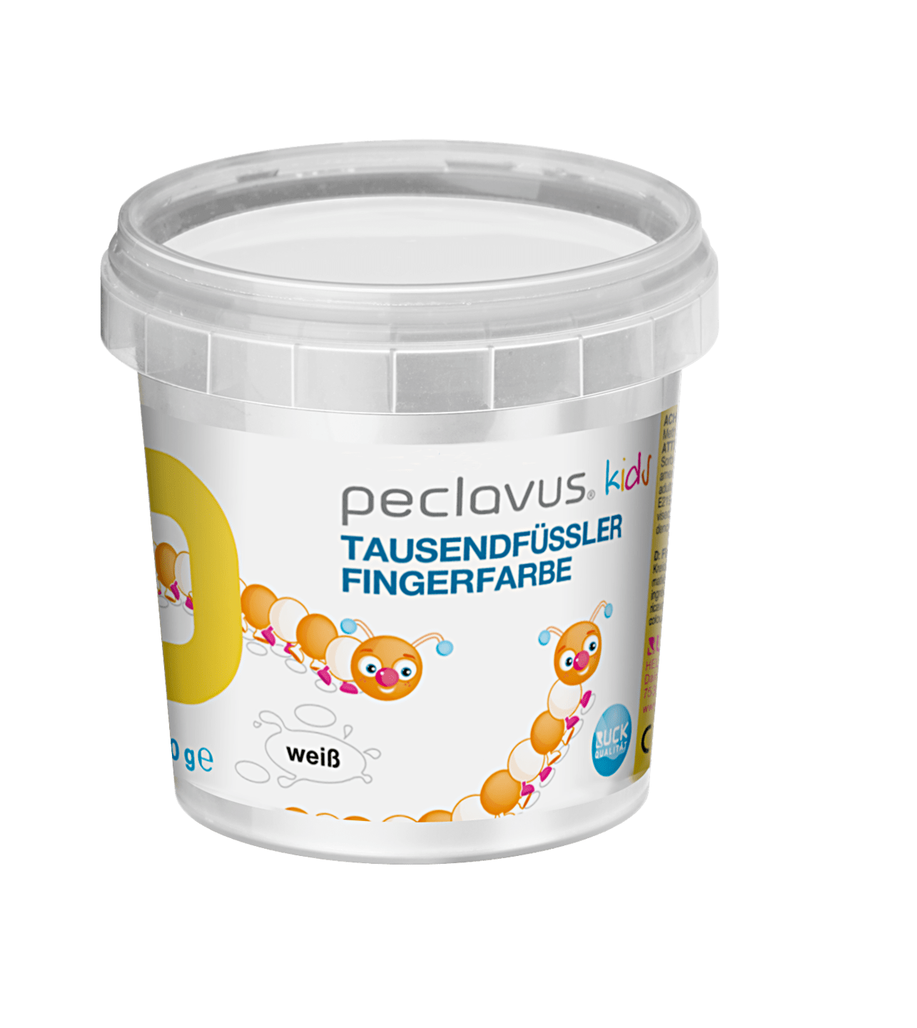 peclavus - Fingerfarbe, 150 g in weiß