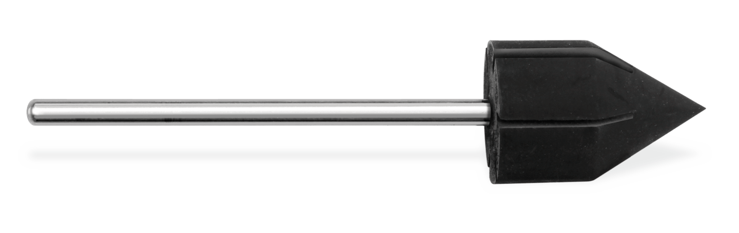 RUCK - Schleifkappenträger spitz, Ø 13 mm