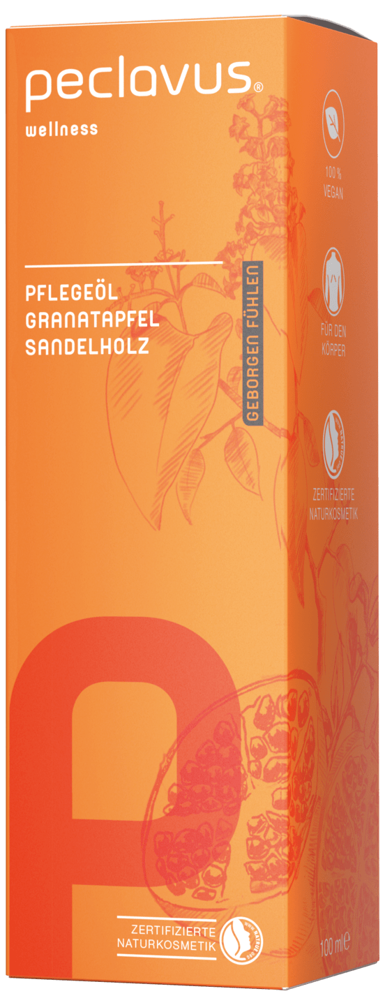 peclavus - Pflegeöl Granatapfel Sandelholz, 100 ml