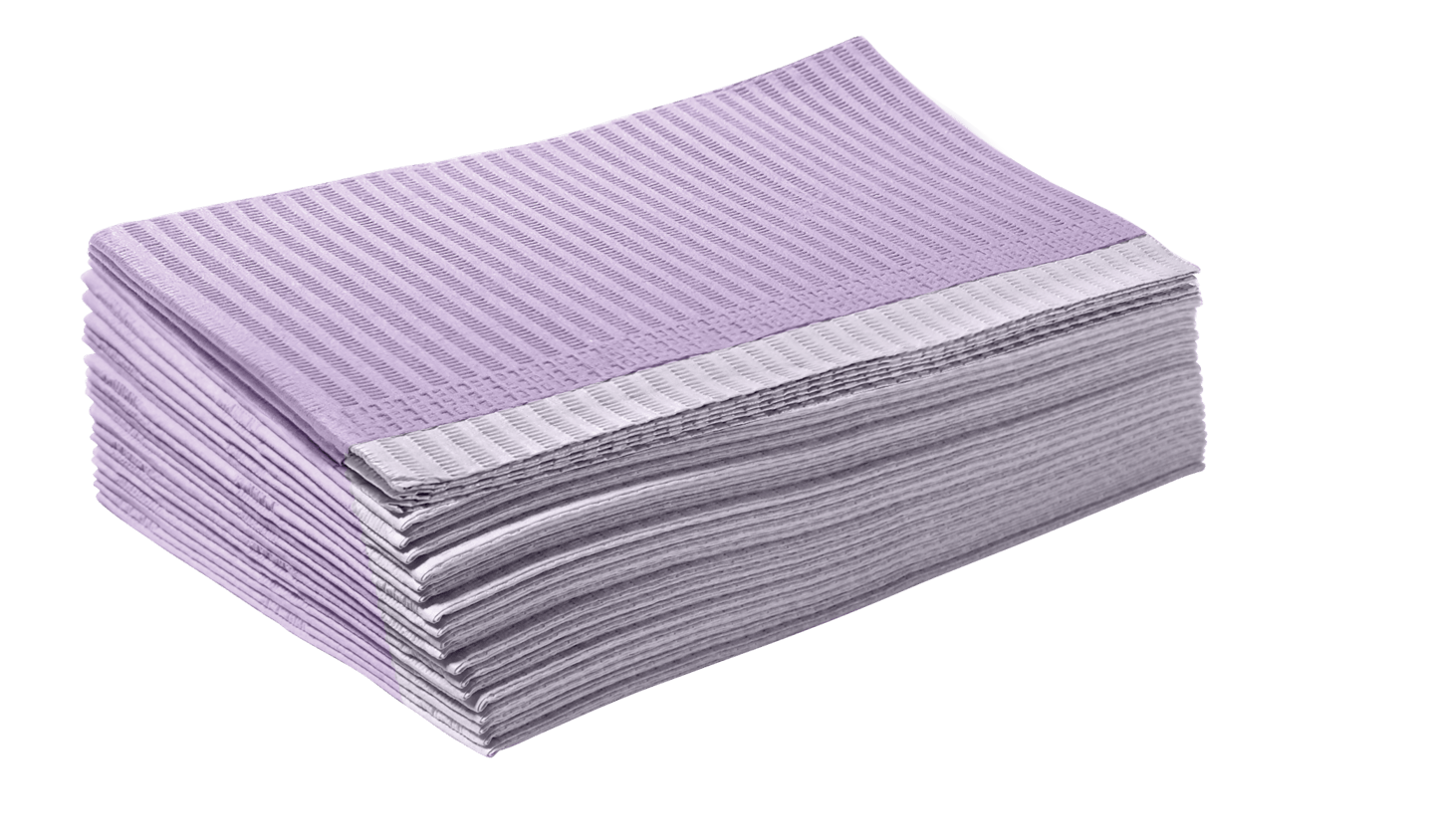 RUCK - Beschichtete Servietten in violett