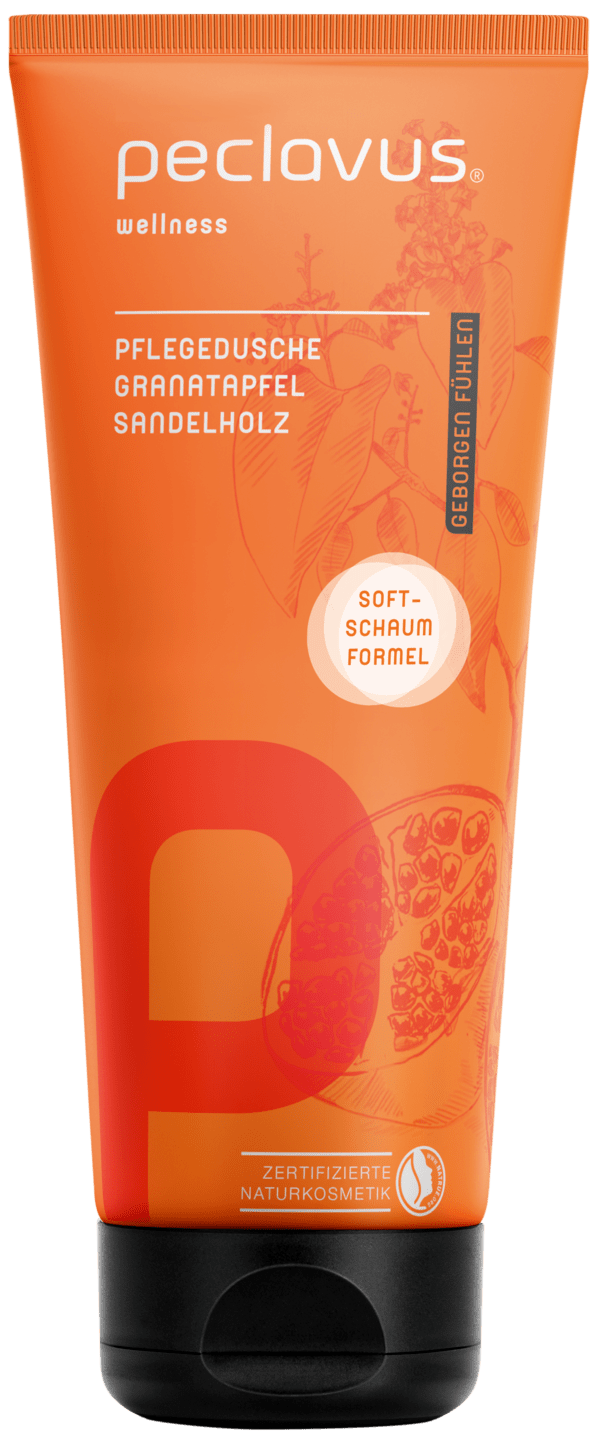 peclavus - Pflegedusche Granatapfel Sandelholz, 200 ml