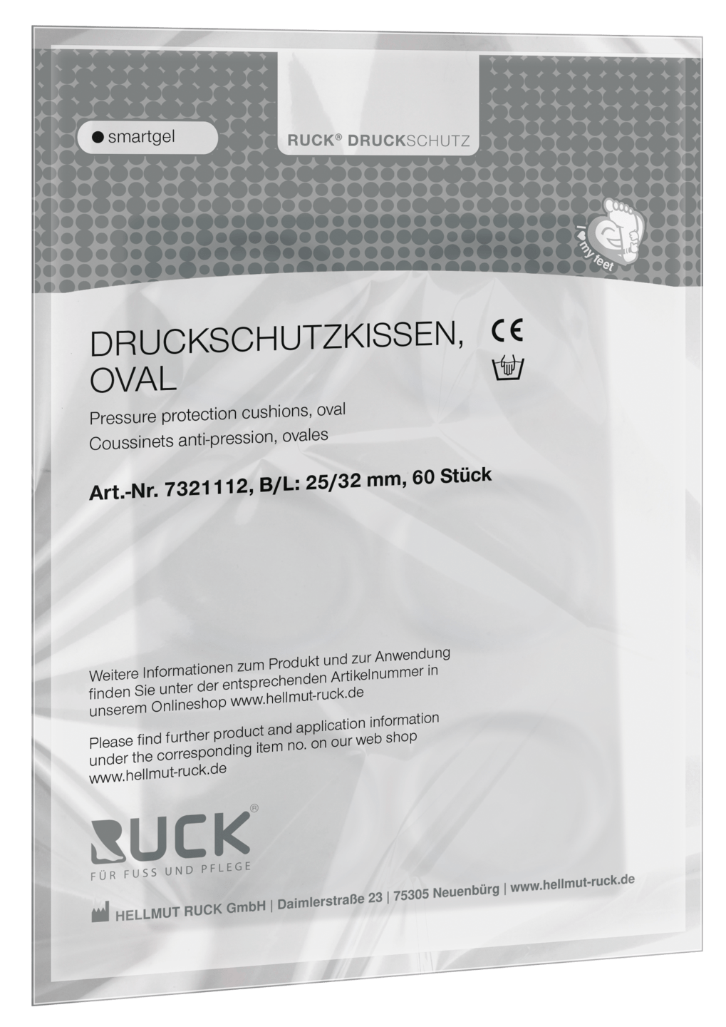 RUCK DRUCKSCHUTZ - Druckschutzkissen, oval