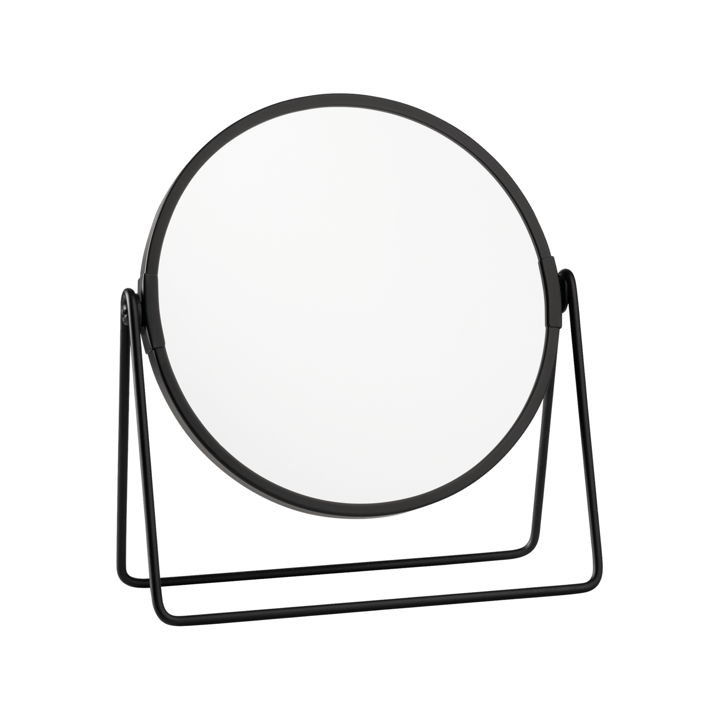 RUCK - Kosmetikspiegel, mit 5-fach Vergrößerung, schwarz matt, Ø 16 cm