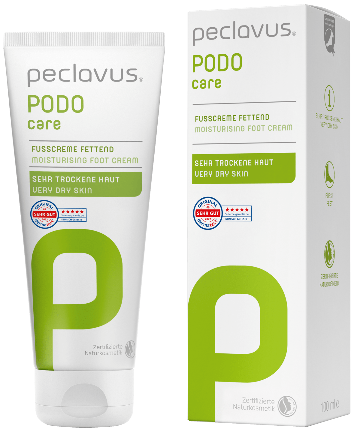 peclavus - Fußcreme fettend, 100 ml