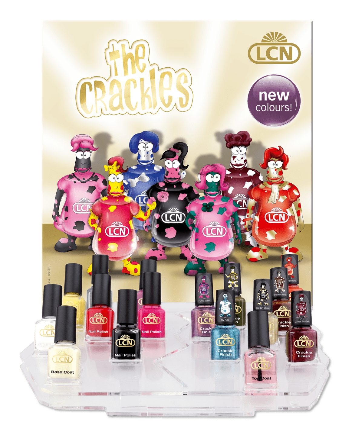 null - Nagellack-Display "The Crackles"