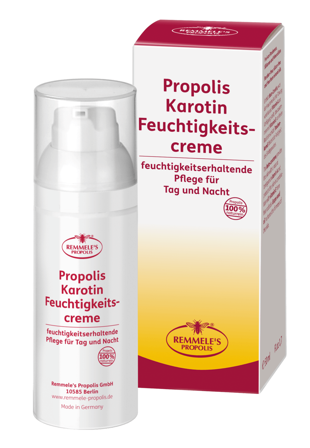 Remmele's Propolis - Propolis Karotin Feuchtigkeitscreme, 50 ml