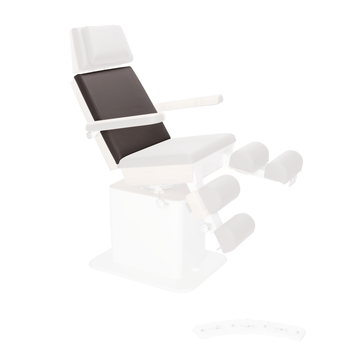 Backrest cushion for MOON Podiatry Treatment Chair/Couch, nutmeg