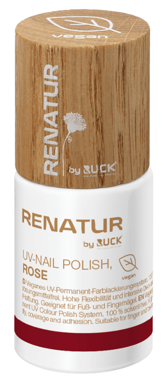 RENATUR by RUCK - UV-Nail Polish, 10 ml in rose