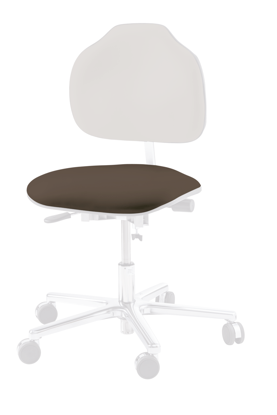 RUCK - Sitzpolster für Arbeitsstuhl ergo, mocca in mocca