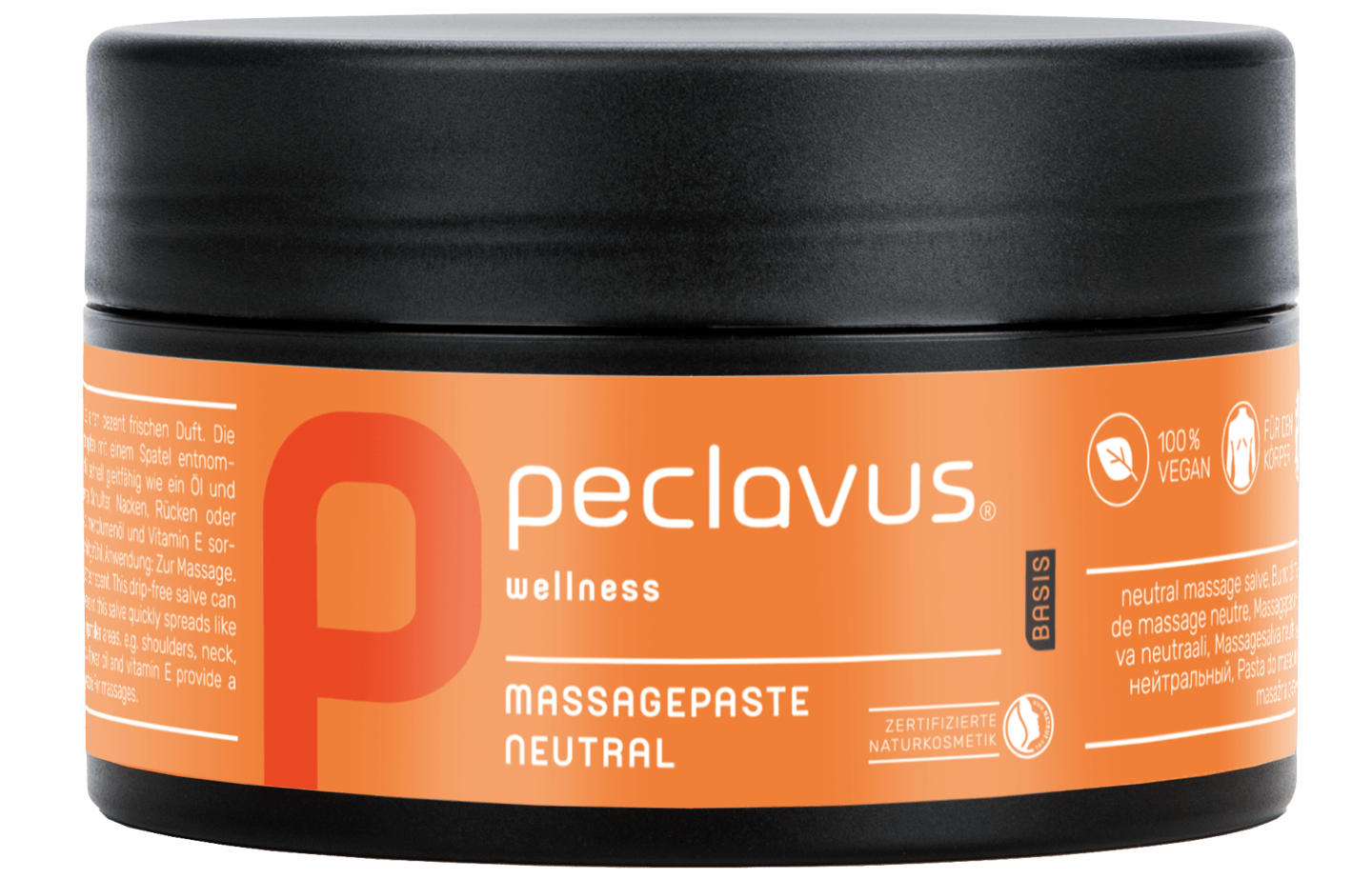 peclavus - Massagepaste Neutral | Basis, 250 ml
