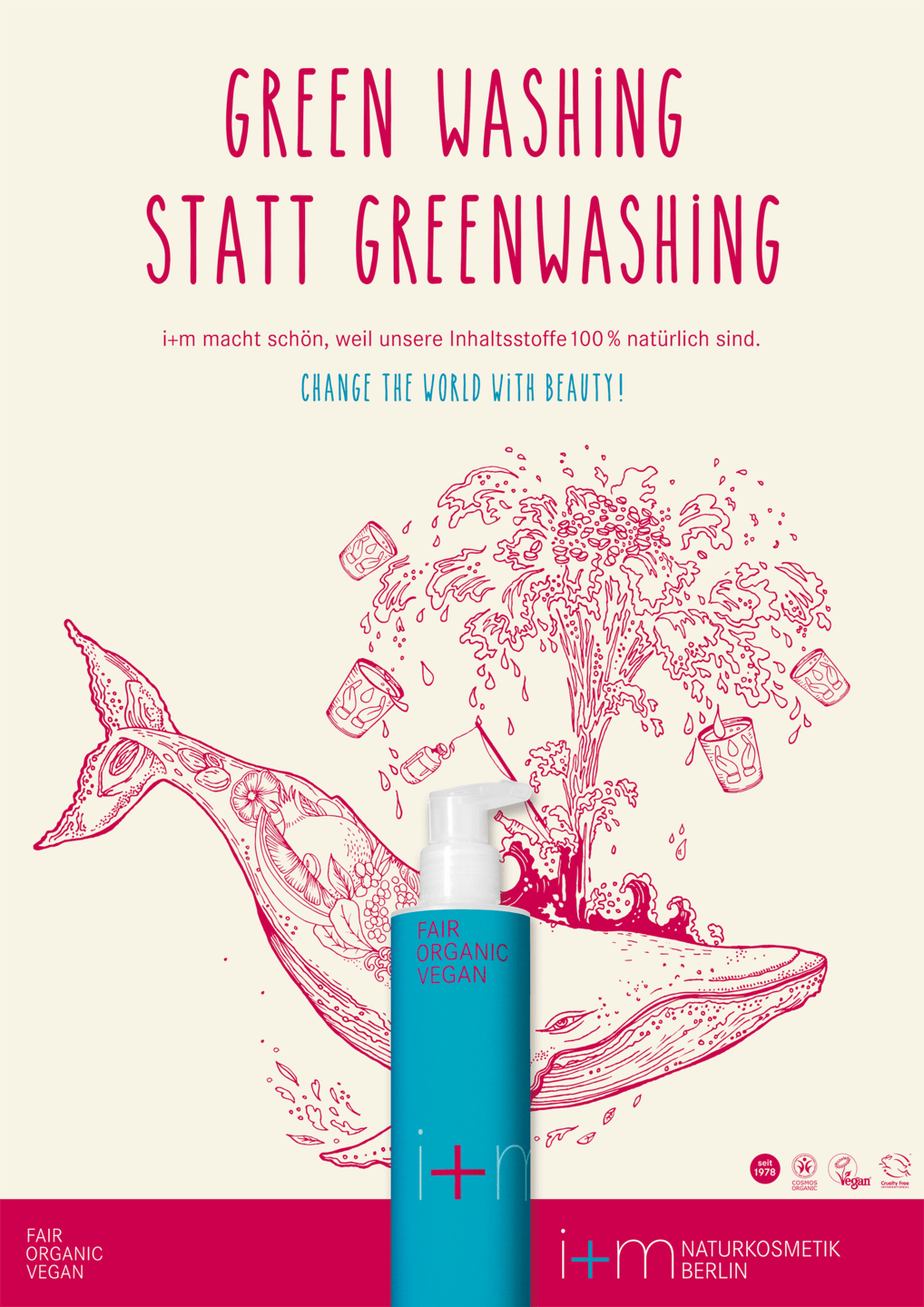 i+m - Poster "Green Washing statt Greenwashing"