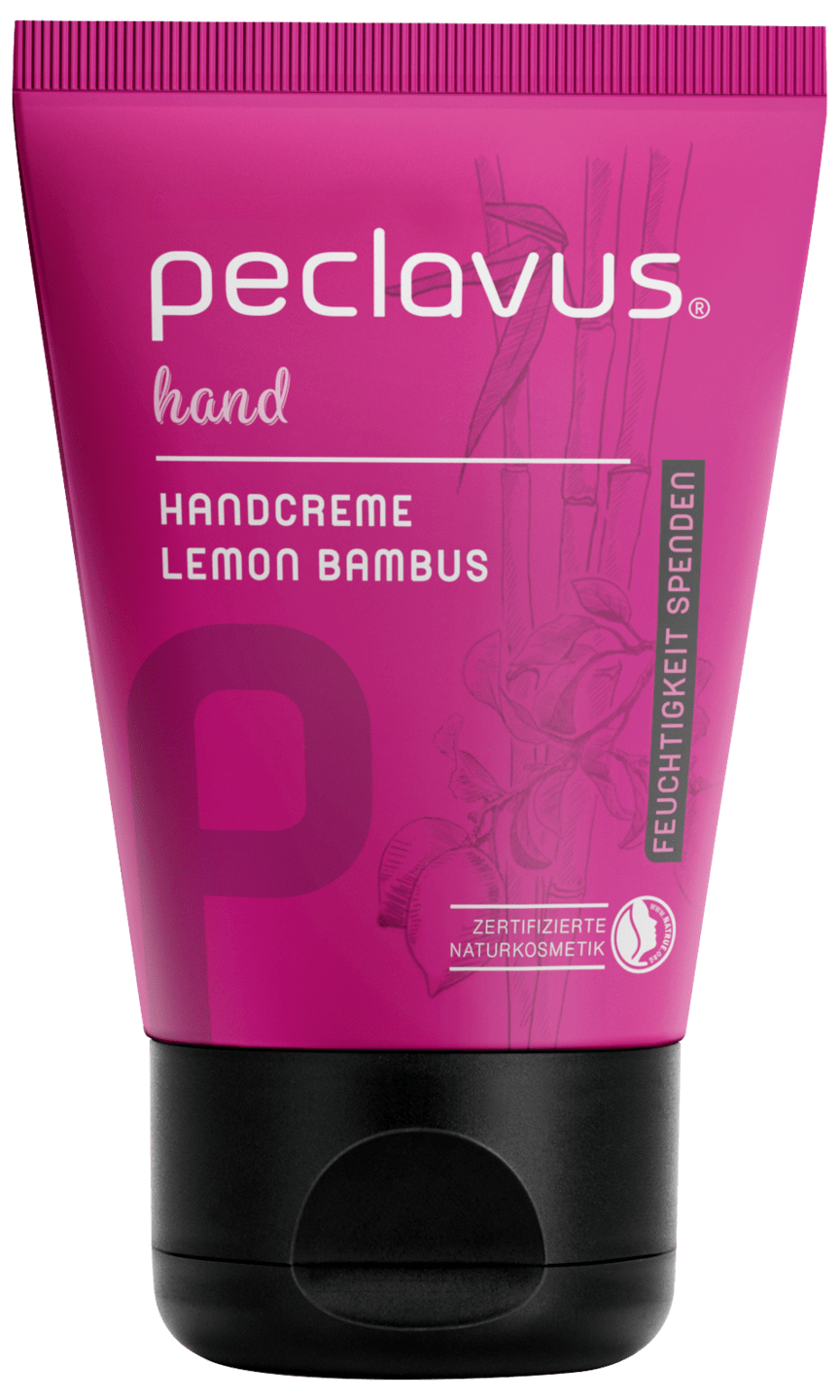 peclavus - Handcreme Lemon Bambus | Feuchtigkeit spenden, 30 ml