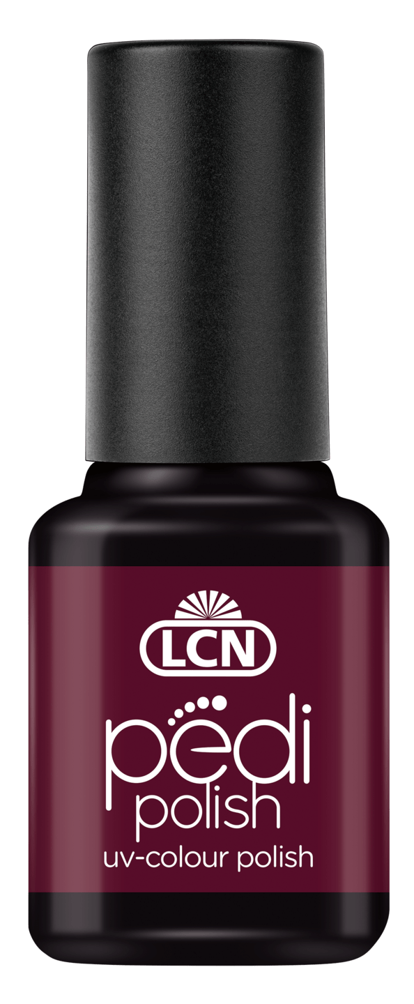 LCN - Pedi Polish UV-Colour Polish, 8 ml in seduction in black cherry