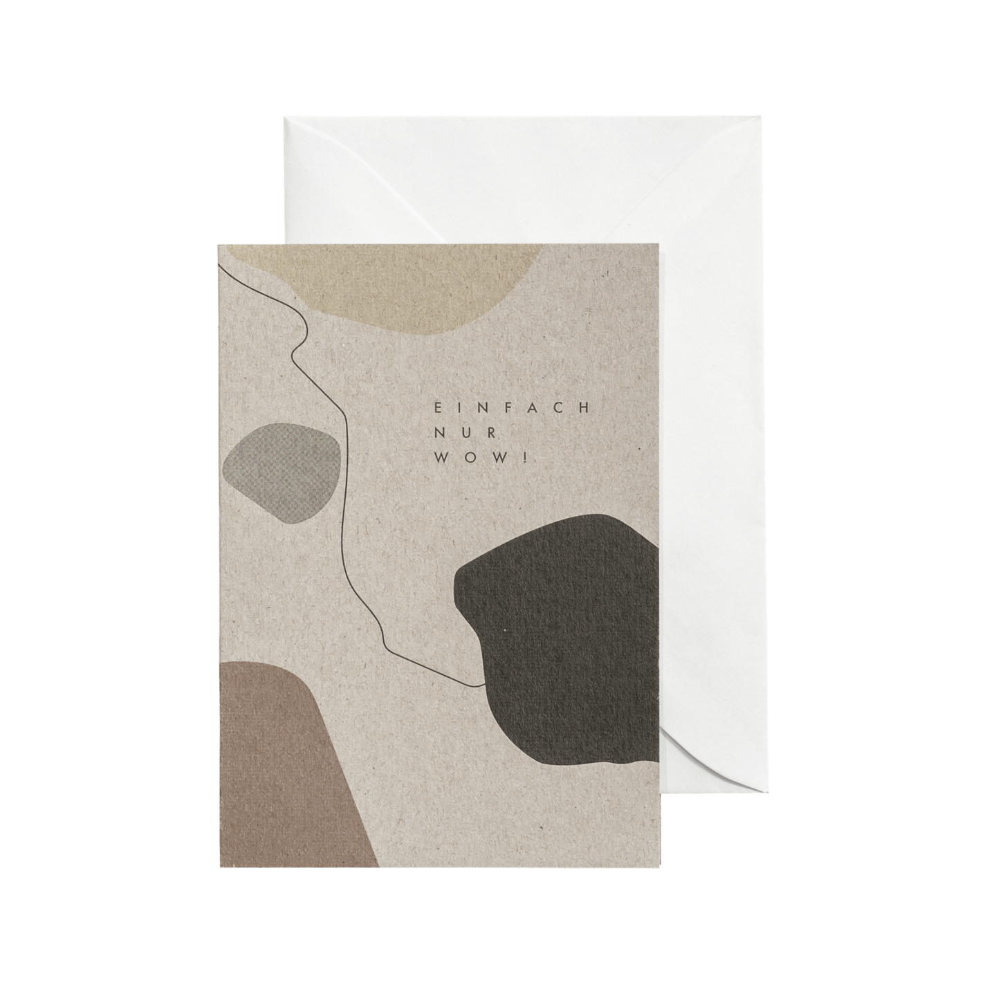 RUCK - Naturseifen Gruß-Klappkarte inkl. Umschlag, DIN A6, 5 Stück