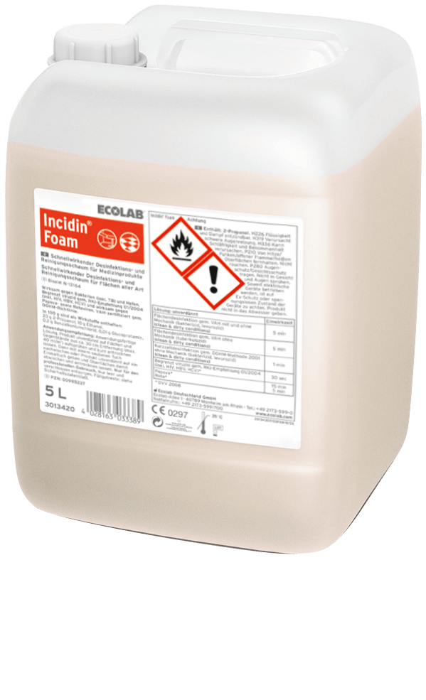 ECOLAB - Incidin Foam Flächendesinfektion, 5000 ml