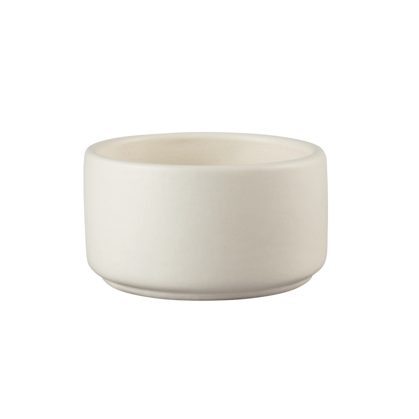 RUCK - Keramik Aufbewahrungsdose, offwhite, handgefertigte, Ø 9,5 cm in off-white