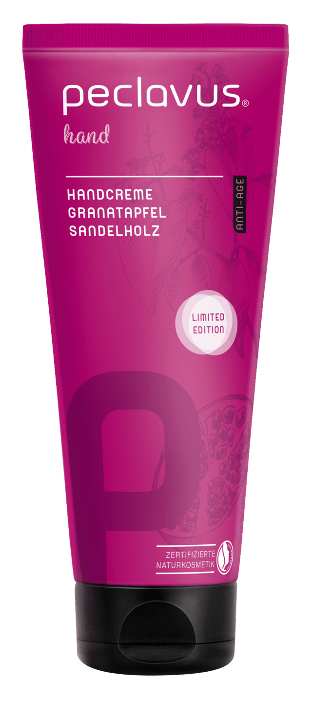peclavus - Handcreme Granatapfel Sandelholz | Anti-Age, 100 ml