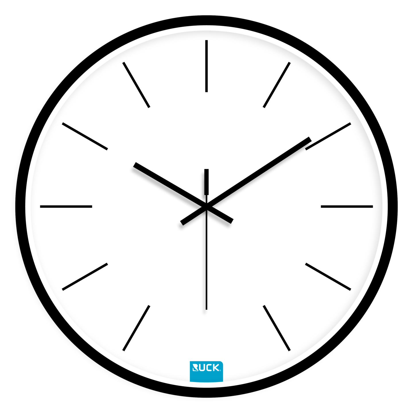 RUCK - RUCK® wall clock in silver
