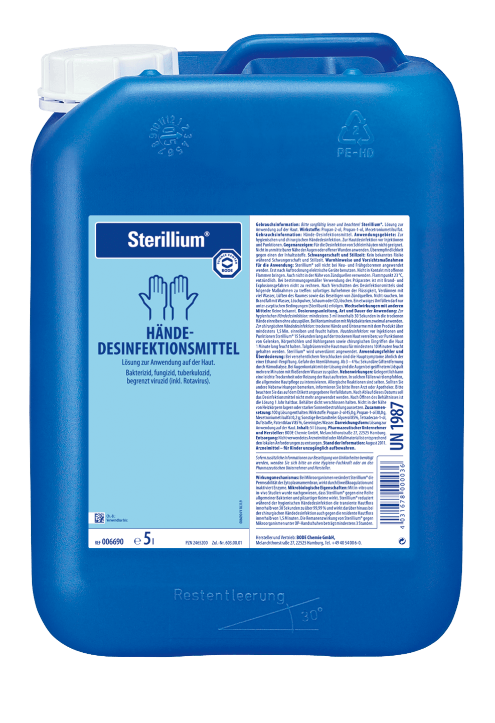 Bode - Sterillium Händedesinfektion, 5000 ml