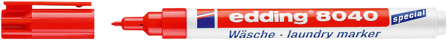 edding - Wäschemarker 8040 in rot
