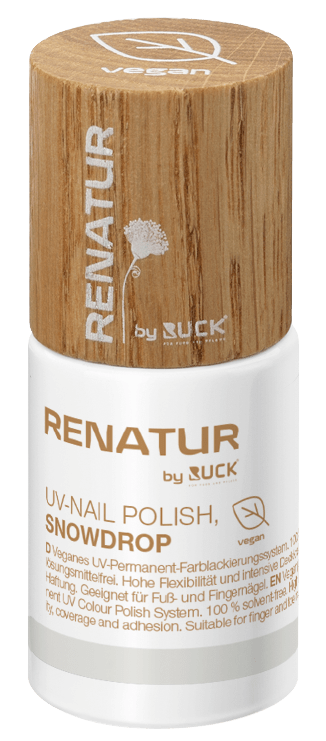 RENATUR by RUCK - UV-Nail Polish, 10 ml in snowdrop