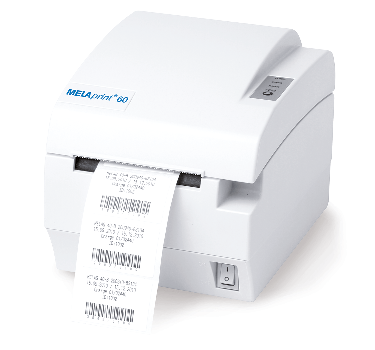 MELAG - MELAprint 60 Barcode-Etikettendrucker in weiß