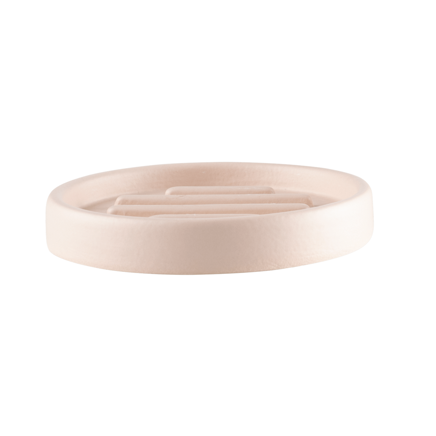 RUCK - Keramik-Seifenschale, handgefertigt, Ø 12 cm in rosa