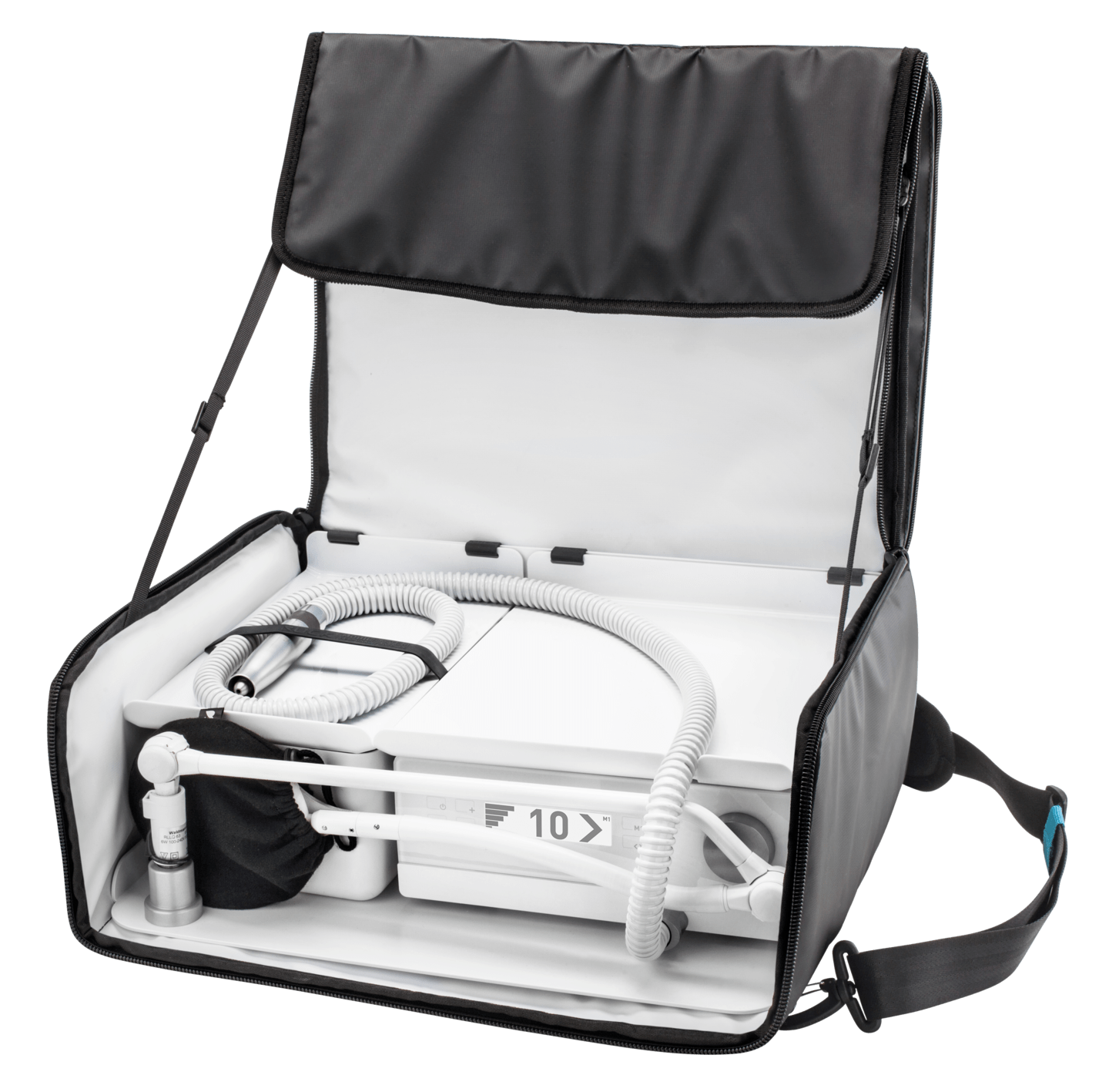RUCK MOBIL SYSTEM - 2-in-1 bag/backpack technical unit kit ALL IN ONE in white